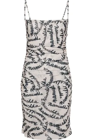 Nanushka Vestido corto Adie estampado