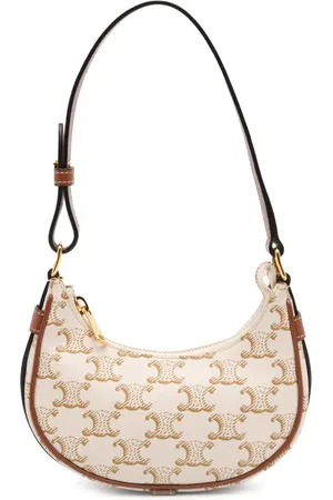 Céline Bolso de hombro Ava mini de lona revestida con motivo Triomphe 2022