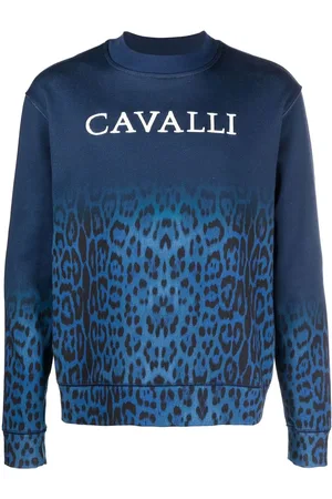 Roberto Cavalli Sudadera con motivo de leopardo