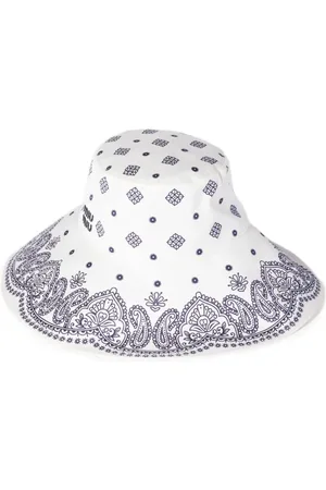 Miu Miu Sombrero de pescador con estampado bandana