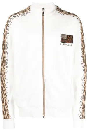 Roberto Cavalli Chaqueta con estampado de leopardo