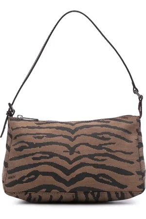 Fendi Bolso de hombro Pochette con estampado Tiger 2000-2010