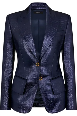 Tom Ford Blazer con efecto de piel de cocodrilo