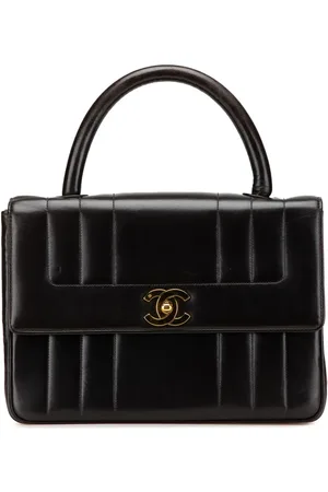 CHANEL Bolso de mano Mademoiselle Kelly Top Handle Bag de piel de borrego 1994-1996