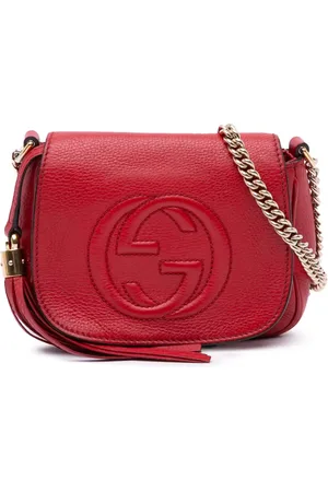 Gucci Bandolera Soho Chain Flap pequeña de piel 2016-2024