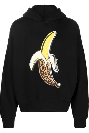 Palm Angels Sudadera con capucha y motivo de plátano
