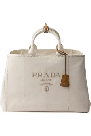 Prada Bolso shopper con logo bordado