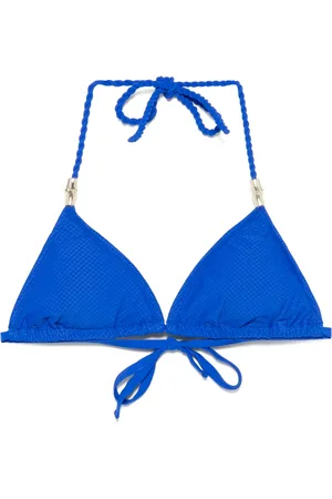 Heidi Klein Top de bikini con diseño triangular