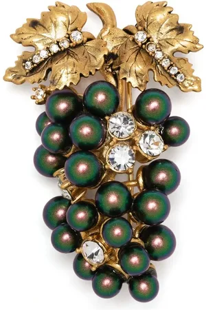 Roberto Cavalli Broche con detalles de cristales