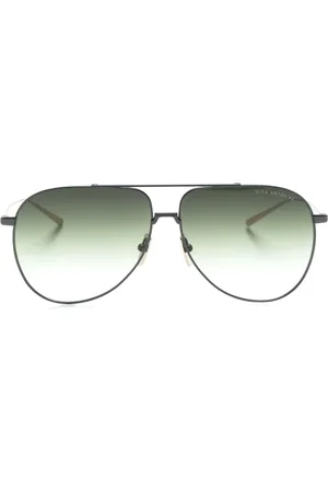 DITA EYEWEAR Gafas de sol con montura redonda y logo
