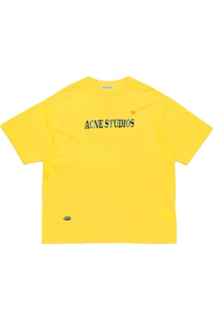 Acne Studios Camiseta de mezcla de algodón
