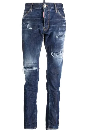 Dsquared2 Vaqueros con efecto envejecido