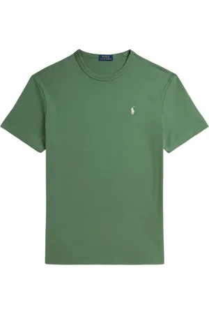 Ralph Lauren Pack de tres camisetas con logo bordado y cuello redondo