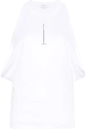 Alexander McQueen Camiseta Draped Armhole