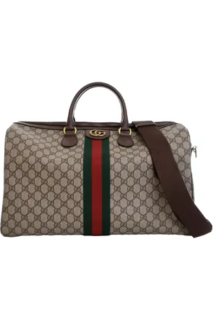Gucci 2016-2024 Medium GG Supreme Ophidia Carry-on Duffle Bag boston bag