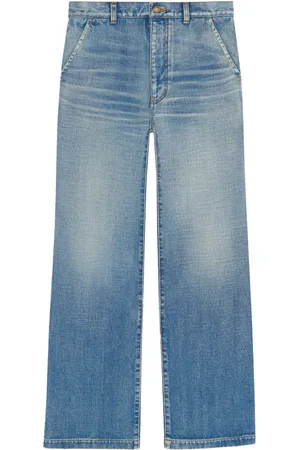 Saint Laurent Vaqueros anchos Serge