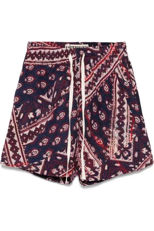 Kartik Research Bermudas con diseño patchwork