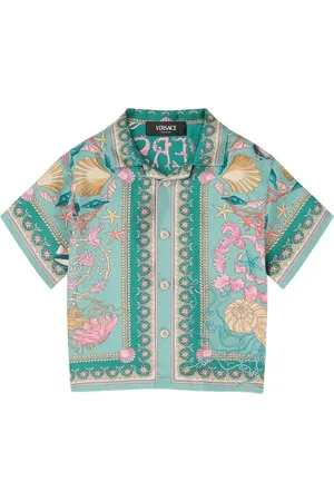 VERSACE Camisa Underwater Barocco de manga corta