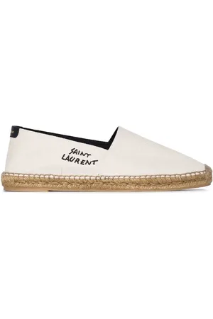 Saint Laurent Alpargatas con logo bordado