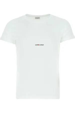 Saint Laurent Camiseta con logo estampado