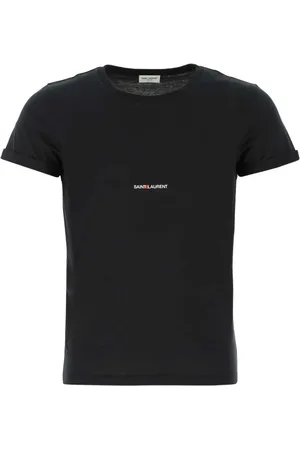 Saint Laurent Camiseta con logo estampado