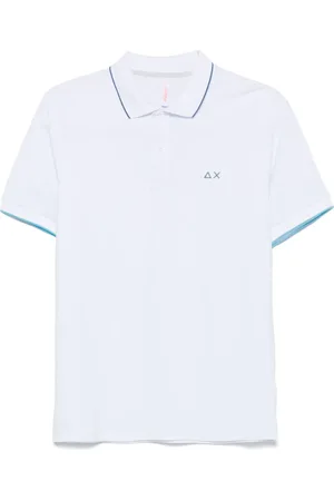 sun68 Polo con ribete en contraste