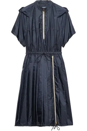 Prada Vestido utility Re-Nylon con cremallera