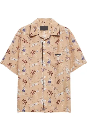 Prada Camisa estampada