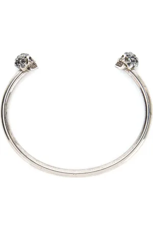 Alexander McQueen Pulsera con detalles calaveras