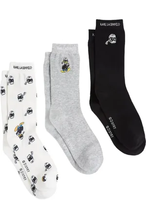 Karl Lagerfeld Pack de tres pares de calcetines estampados de x Disney