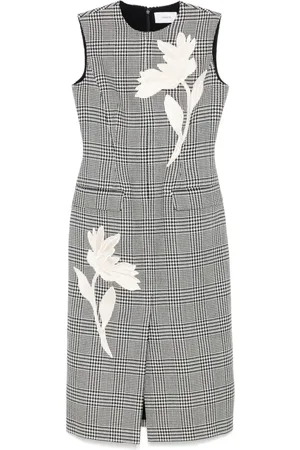 Erdem Vestido largo con bordado floral