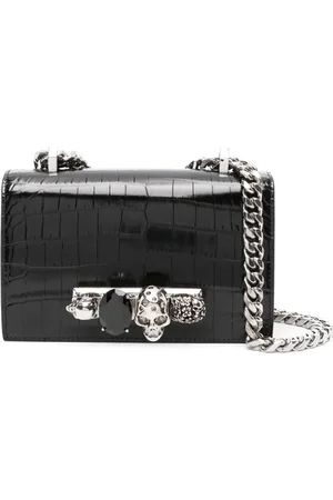 Alexander McQueen Bolso satchel Jewelled mini