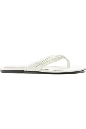 Proenza Schouler Sandalias planas con tiras plisadas