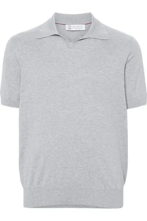 Brunello Cucinelli Polo de punto fino