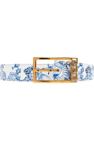 VERSACE Cinturón con estampado Coral Theater
