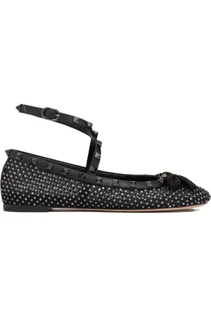 VALENTINO GARAVANI Bailarinas Rockstud con aplique de strass