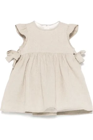 Il gufo Vestido de lino sin mangas