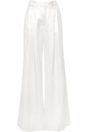 Chloé Pantalones anchos de seda