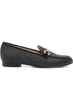 Casadei Mocasines con placa del logo