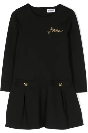 Moschino Minivestido con logo bordado