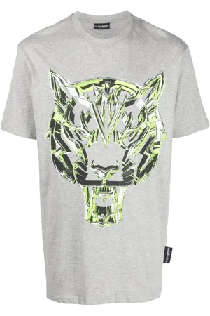 Philipp Plein Camiseta SS Chrome Tiger