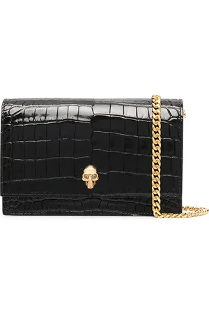 Alexander McQueen Bandolera con motivo de calavera