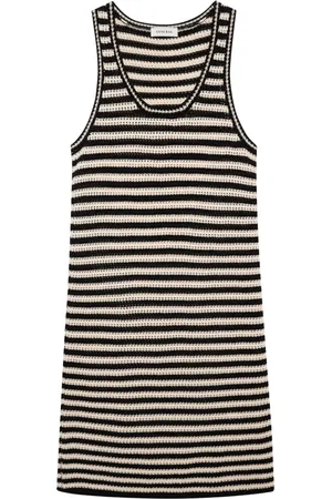 ANINE BING Vestido corto de punto flojo