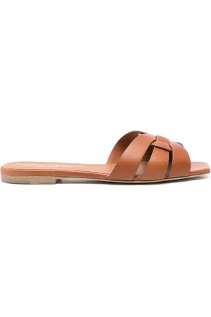 Saint Laurent Sandalias planas Tribute
