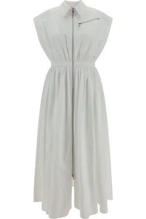 Alexander McQueen Vestido camisero con cinturón