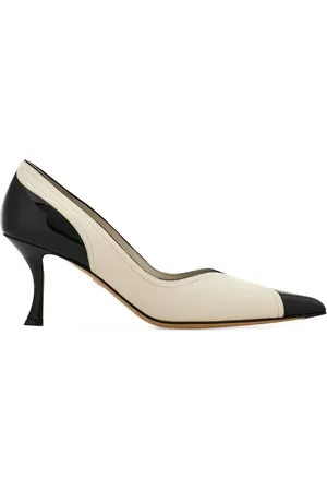 Salvatore Ferragamo Zapatos de piel con tacón de 70 mm
