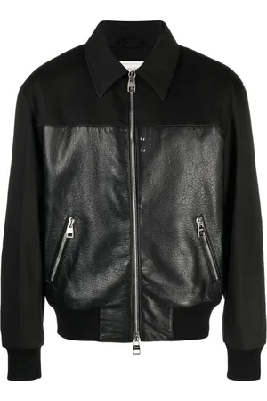 Alexander McQueen Chaqueta bomber con paneles y cremallera
