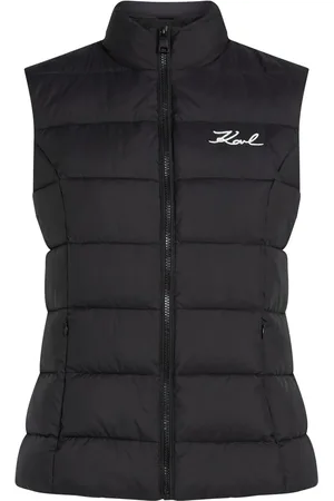Karl Lagerfeld Chaleco Signature acolchado