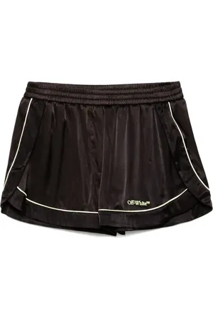 OFF-WHITE Pantalones cortos con logo bordado