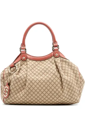 Gucci Bolso shopper Sukey mediano con lona Diamante 2016-2024
